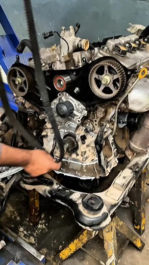 V6 Engine Timing Belt Installation Guide