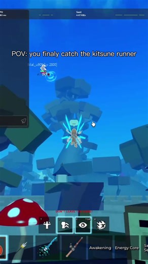 Catch the Kitsune Runner in Roblox Gameplay