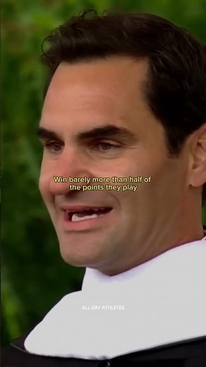 Roger Federer’s Most Important Advice Ever: How to Fail. #shorts