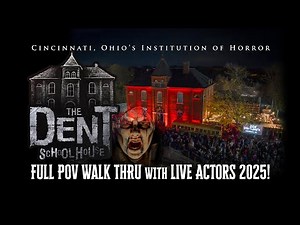 Dent Haunted Schoolhouse - FULL POV Walk Thru with Actors 2025
