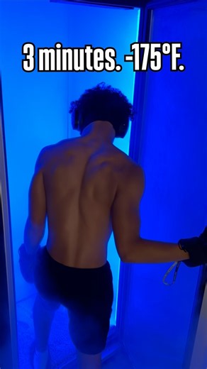 3 minutes. -175°F. Helping you feel your best!#Cryotherapy #Tacoma #Backpain #Inflammation #energy