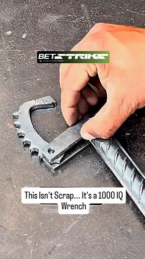 You have to see this. 🤯 This pipe fitting was 100% seized. It wasn't moving. 😤 So... I grabbed some scrap rebar and an old gear. You're looking at my 1000 IQ homemade wrench. The grip this thing gets is INSANE. This is how you "work smarter." 🔥 What's the best tool you've ever made from junk? Let me know! 👇 I post these 1000 IQ hacks every day. You have to follow for more. 📲 💡Your source for Amazing CraftReady content! 💥 We got the hottest picks from across the Web of DIY and Crafts Video