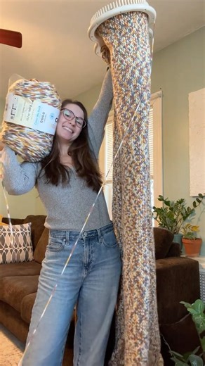 Loom Knit Afghan Blanket #loomknitting #loom #knitting #fiberart
