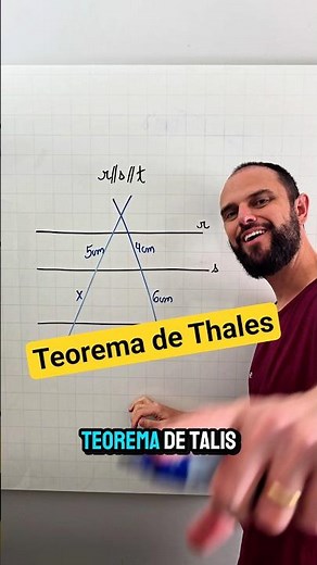 Thales' Theorem #mathematics #geometry