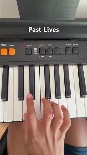 How to play Easy past lives for Piano #pastlives #piano #howto