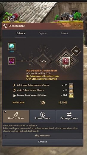Silent Fallen God Armor Enhancement - BDO