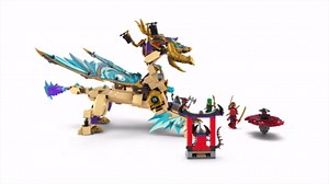 LEGO NINJAGO Arc Dragon of Focus Battle Playset - Kids Toy for Ages 9 and Up - Birthday Gift Idea for Boys and Girls - Dragons Rising Toy with 8 Ninjago Minifigures - 71836