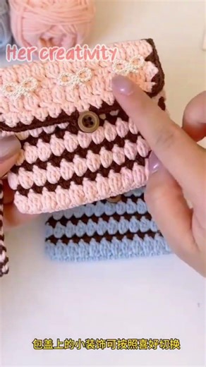 Super easy crochet coin purse: easy steps for beginners and professionals #crochet