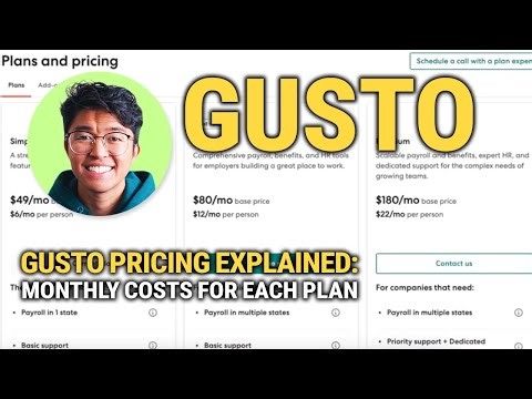 Gusto Payroll Pricing Plans: Monthly Costs For Each Plan Explained!