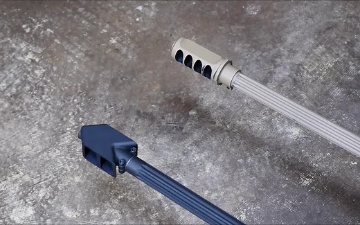 巴雷特M107与M107A1对比。