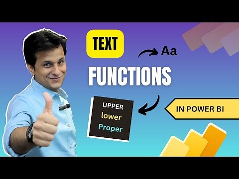 11.3 Upper, lower & Proper Case in Power BI (Power Query) | Power BI Tutorial for Beginners