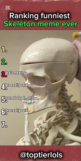 “Ranking the Funniest Skeleton Memes Ever 😂💀”