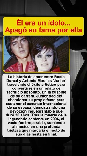 La verdadera historia de Rocío Dúrcal y Junior El sacrificio por amor que lo cambió todo