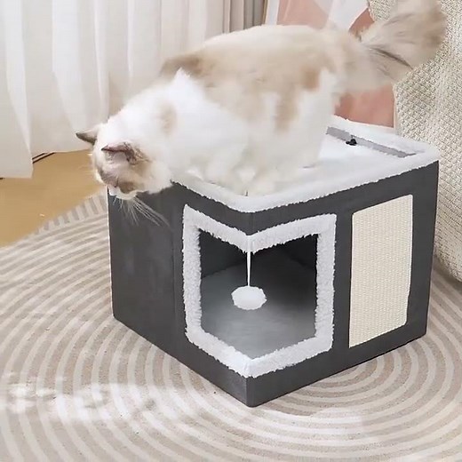 Wholesale Cat Beds That Sell: 2-in-1 Cat House by Furvorite