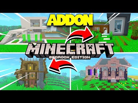 NEW INSTANT STRUCTURES ADDON/MOD FOR MINECRAFT PE 1.21! (MINECRAFT BEDROCK)