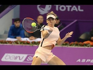2018 Qatar Total Open Second Round | Ekaterina Makarova vs. Simona Halep | WTA Highlights