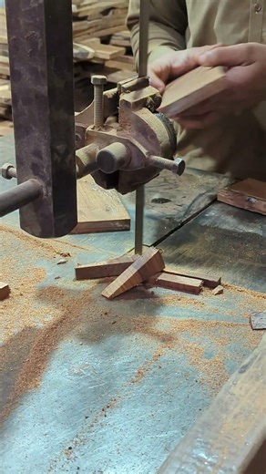 Process of Wood Cutting with Band Saw Machine | Manufacturing Movements #shorts