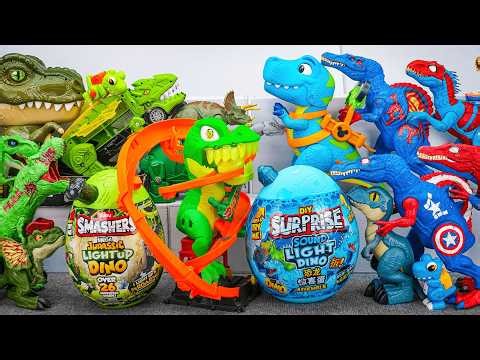 Jurassic World Unboxing Review ASMR | Giant T Rex Vs Spinosaurus Dinosaur Toys Collection