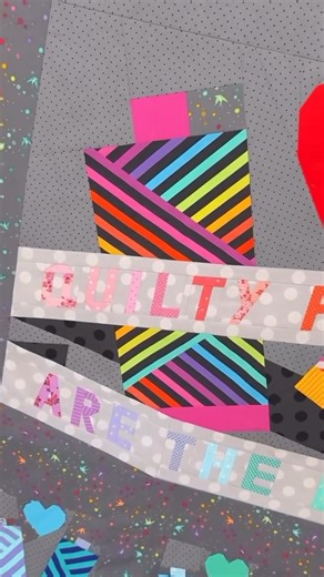 3.1K views · 86 reactions | #repost Tula Pink Finished! Quilty Friends Are Still the Best! ✅ Happy Tuesday! I finally finished foundation piecing a “Quilty Friends are the Best” quilt top using my new Graywork fabrics and I want to show you my favorite parts in this video! 朗 懶勇✨ Pattern: @happysewlucky “Quilty Friends” Fabric: #TulaPinkGraywork FreeSpirit Fabrics (now in shops!) | FreeSpirit Fabrics | Facebook