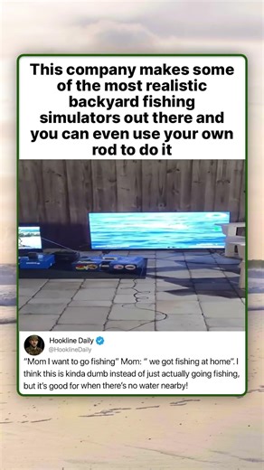 This company makes some of the most realistic backyard fishing simulators out there and you can