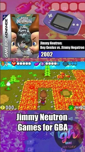 All Jimmy Neutron Games for GBA #shorts