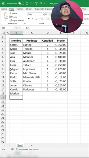 Bordes automáticos al texto en Excel #excel #yerrihzon #office