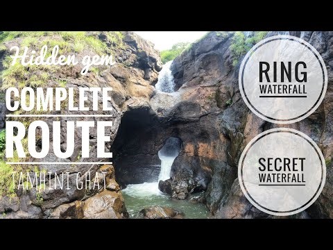 Ring waterfall | Hidden gem | Secret waterfall- complete route - Tamhini ghat #ringwaterfall