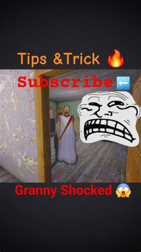 Granny Wall Glitch 🧱 | Granny Shocked 😱 #shorts #granny #gaming