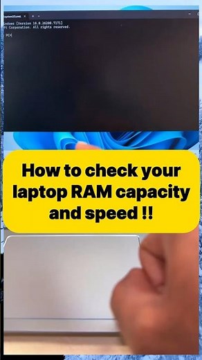 How to check your laptop RAM capacity and speed on windows PC! #techtips #window11 #pctipsandtricks