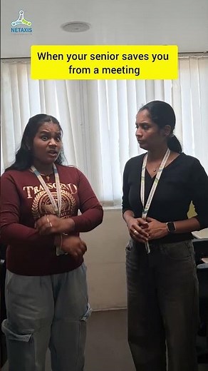 When your senior saves you from a meeting | Netaxis IT Solutions