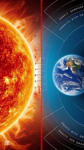 Sun vs Earth: Size, Gravity & Temperature Explained! #spaceexploration #spaceunlocked #space
