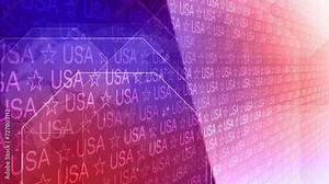 Background of united patriotic inscriptions usa text and symbol display for political presentation and creative inspiration