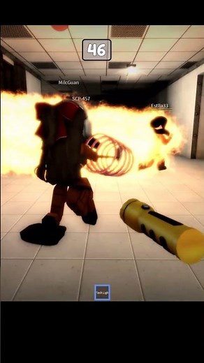 SCP 457 was contained, but someone released it and it started burning everything