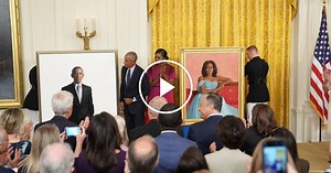 Bidens Host Obamas for Official White House Portraits Unveiling