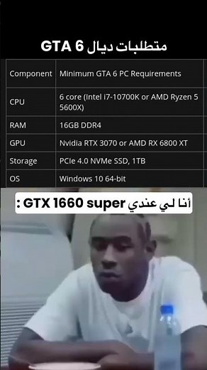 متطلبات GTA 6 🥲