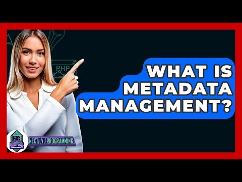 What Is Metadata Management? - Next LVL Programming