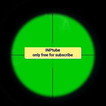 gun point scope aim green screen