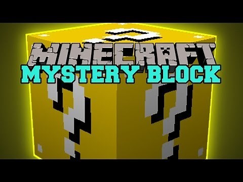 Minecraft: MYSTERY BLOCK (GOOD OR EVIL? BLOCK OF REWARDING DEATH) Mod Showcase