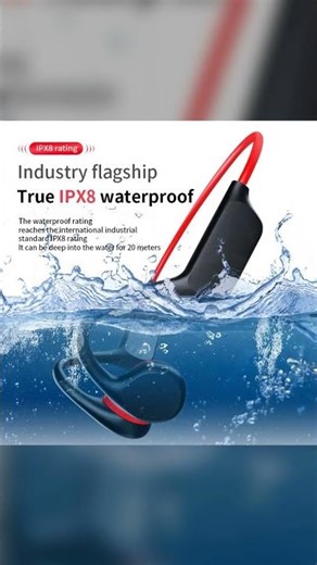 Bone Conduction Swimming Headphones IPX8, Bluetooth 5.3, 32GB, 12h – POLVCDG X7 – AliExpress