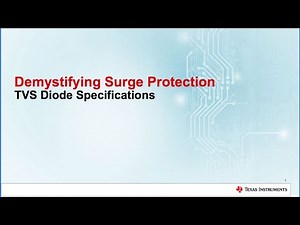 Demystifying Surge Protection: TVS Diode Specifications