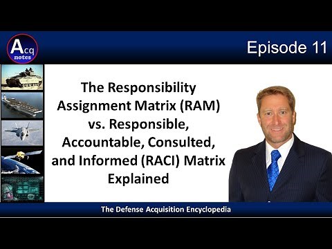 Episode 11: What's the Difference Between a RAM vs RACI