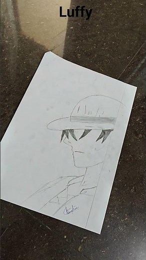 Luffy drawing