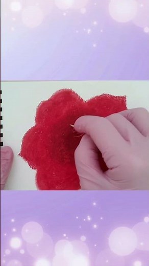 クレパスで描く赤いバラ drawing with crepas #drawtutorial #analog #crepas