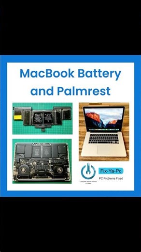 MacBook Pro Battery and Palmrest #macbook #macbookpro #macbookrepair