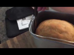 Breadman TR520 bread maker first loaf