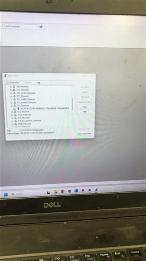 How to go online with an Allen Bradley controller over the network