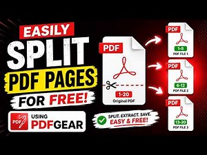 How to Easily Split PDF Pages for Free Using PDFGear