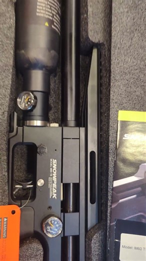 Snowpack PCP M60 TB PCP Powerful Airgun #airsoft #shortsfeed #pcpairgun