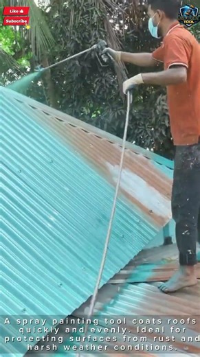 Spray Painting Tool Fast Roof Coating Anti Rust Finish#tool