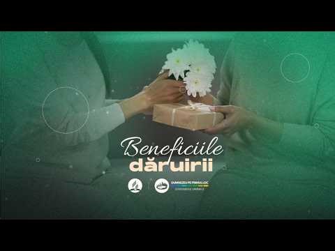 7 martie 2026 - „Beneficiile dăruririi” - Diaspora